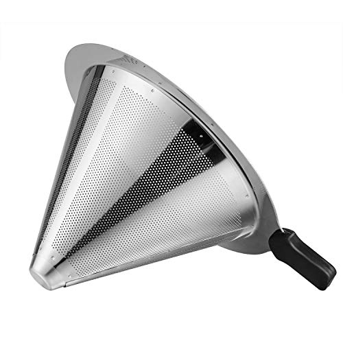 Stainless Steel Manual Pour Over Coffee Dripper