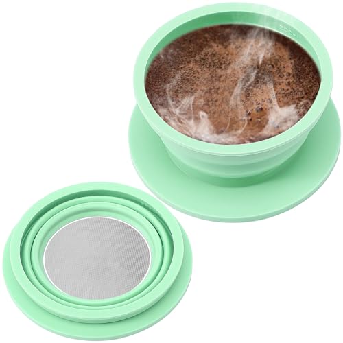 Collapsible Travel Pour Over Coffee Maker, Portable Strainer