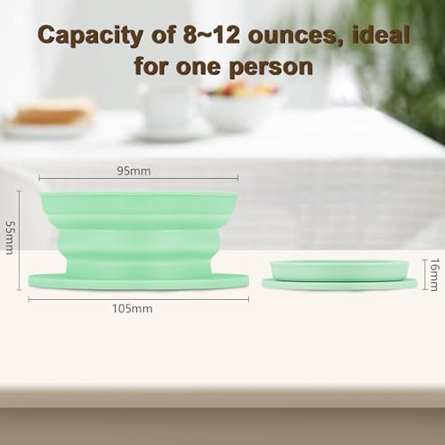 Collapsible Travel Pour Over Coffee Maker, Portable Strainer