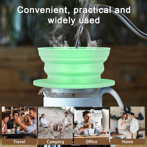 Collapsible Travel Pour Over Coffee Maker, Portable Strainer