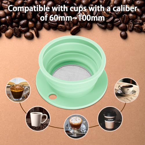 Collapsible Travel Pour Over Coffee Maker, Portable Strainer