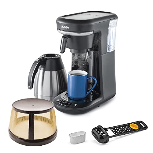 Reusable 4-Cup Filter Basket for MrCoffee Brewer - Gold Tone Basket-Style Filter Replacement