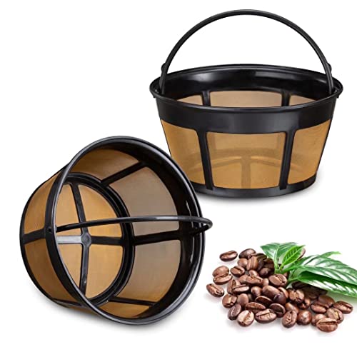 2 Pack Stainless Steel Coffee Filters for Mr. Coffee