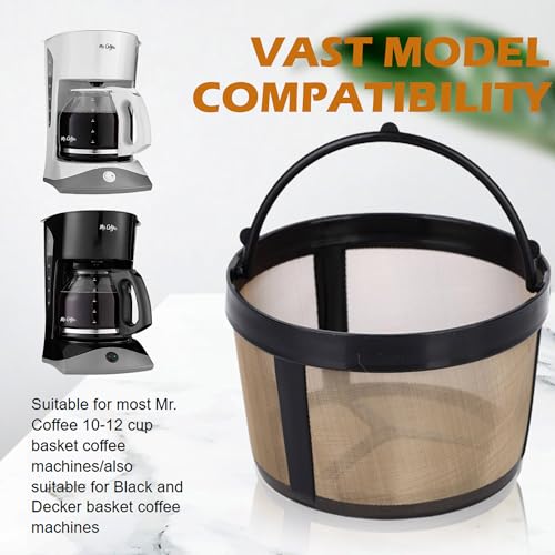 Mr. Coffee Basket Gold Permanent Coffee Filter (2 Pack)