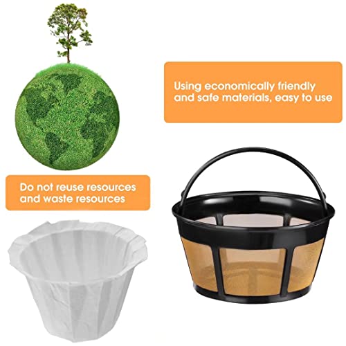 2 Pack Stainless Steel Coffee Filters for Mr. Coffee