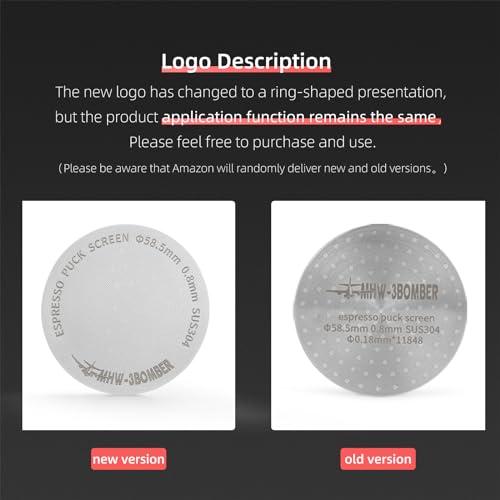 Metal coffee filter for 58mm portafilter basket