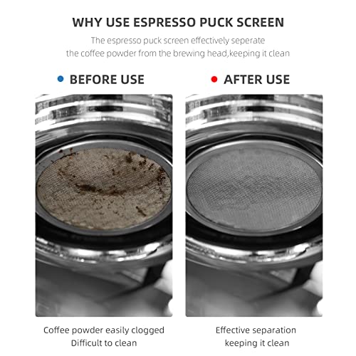 Metal coffee filter for 58mm portafilter basket