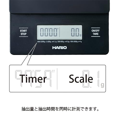 Hario V60 Black Pour Over Coffee Scale