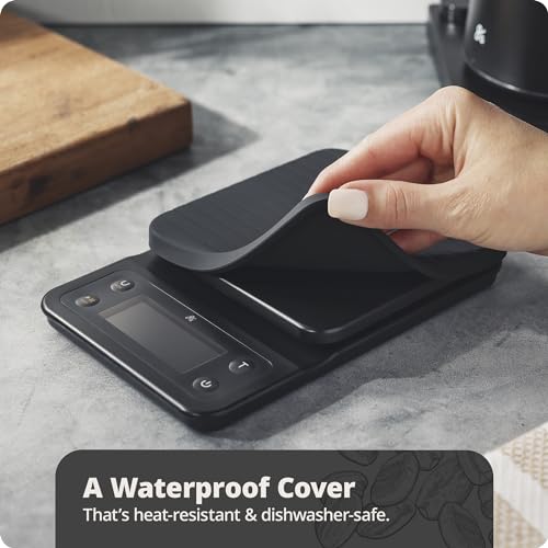 Greater Goods Digital Coffee Scale with Timer (Onyx Black)