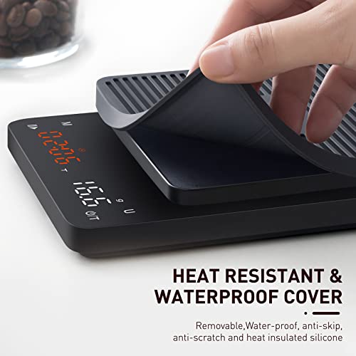 Coffee Scale with Timer for Precision Brewing - 6.6 lbs