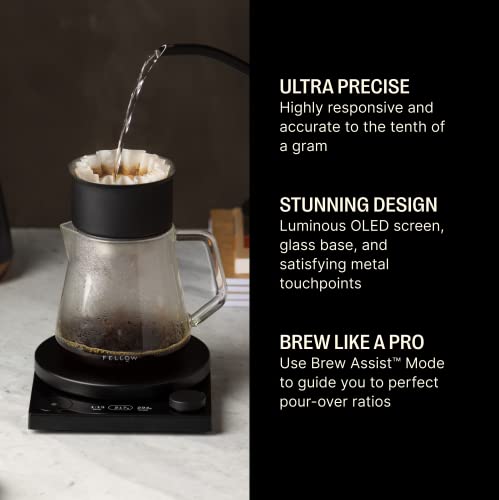 Fellow Tally Pro Studio Coffee Precision Scale Black