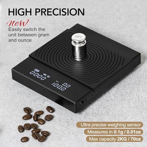 TIMEMORE Coffee Scale Basic 2.0 with Timer & Water Flow