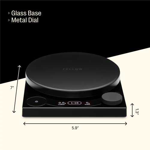 Fellow Tally Pro Studio Coffee Precision Scale Black