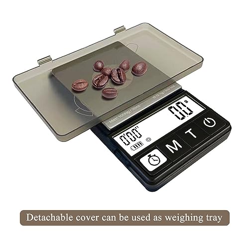 NEOWEIGH Espresso Scale with Timer for Coffee Brewing