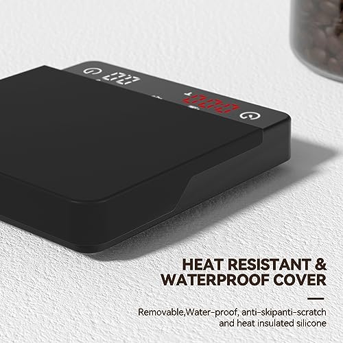 High Precision Coffee Scale with Timer and Silicone Cover