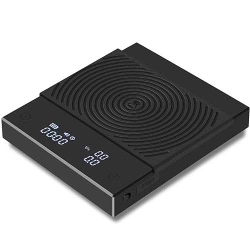 TIMEMORE Basic+Timer Coffee Scale, 2000g - Black