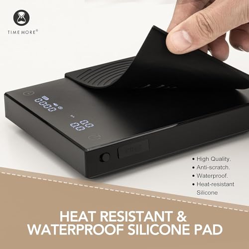 TIMEMORE Basic+Timer Coffee Scale, 2000g - Black