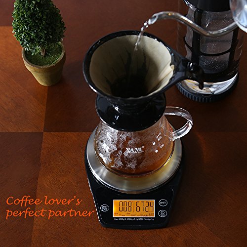 ERAVSOW Digital Coffee Scale with Timer and Precision Sensors