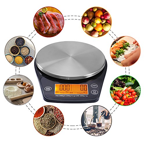 ERAVSOW Digital Coffee Scale with Timer and Precision Sensors
