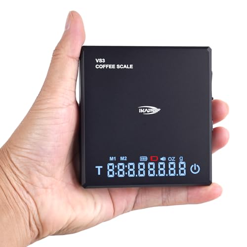 IKAPE Digital Mini Coffee Scale with Timer, 2kg