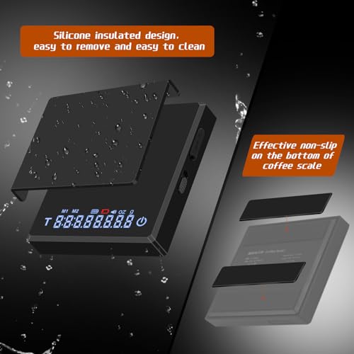 IKAPE Digital Mini Coffee Scale with Timer, 2kg
