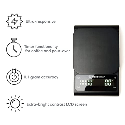 Brod & Taylor Precision Coffee Scale with Timer (0.1g)
