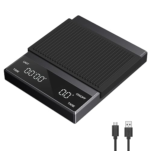 AMIR Digital Coffee Scale with Timer, High Precision