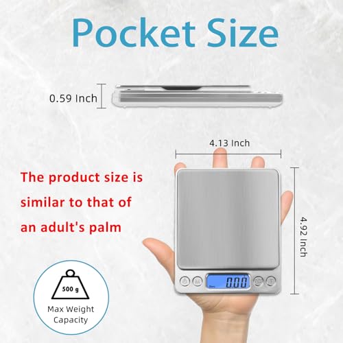 Digital Pocket Scale for Coffee Brewing & Jewelry Making