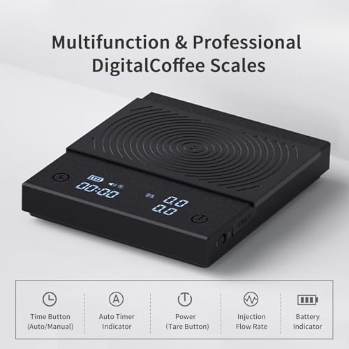 TIMEMORE Coffee Scale Basic 2.0 with Timer & Water Flow Rate