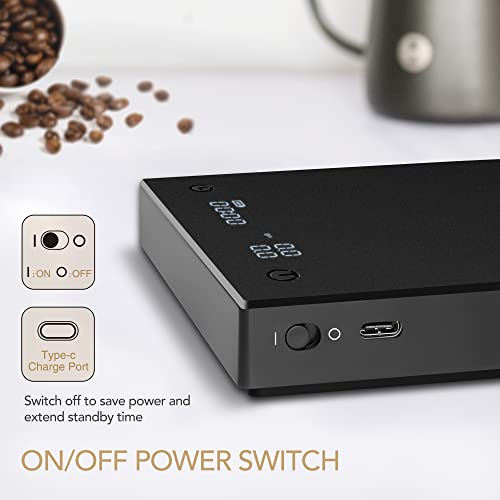 Black Mirror Basic PRO Coffee Scale with Timer