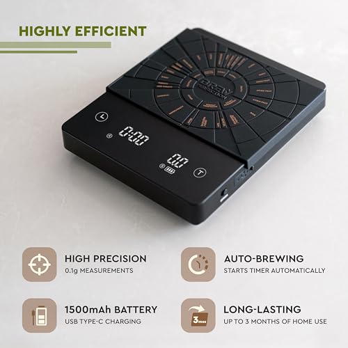 High Precision Coffee Scale with Timer - Espresso