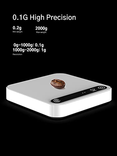 DiFluid Coffee Scale with Timer and Flow Rate