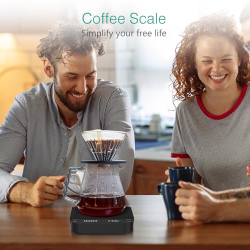 ORIA Digital Coffee Scale with Timer, 3Kg/0.1g Precision
