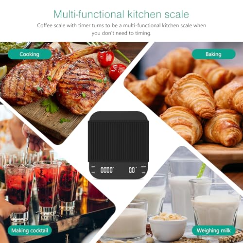 ORIA Digital Coffee Scale with Timer, 3Kg/0.1g Precision