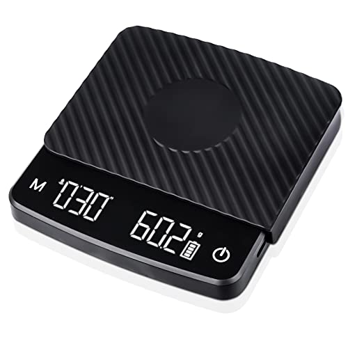 Digital Coffee Scale with Timer & High Precision