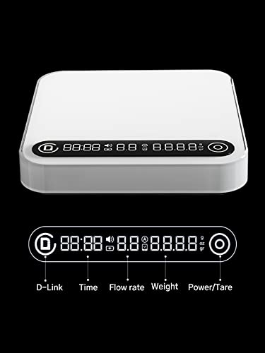 DiFluid Coffee Scale with Timer and Flow Rate