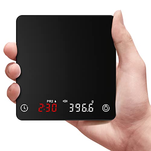 Digital Espresso Coffee Scale with Timer, Precision (2kg/0.1g)