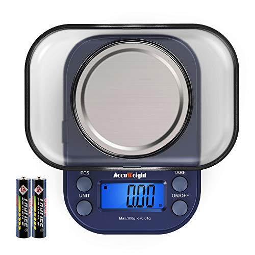 AccuWeight Digital Gram Coffee Scale with 300g/0.01g Limit