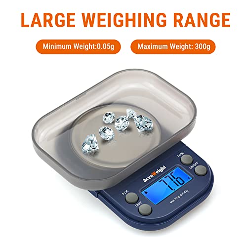 AccuWeight Digital Gram Coffee Scale with 300g/0.01g Limit