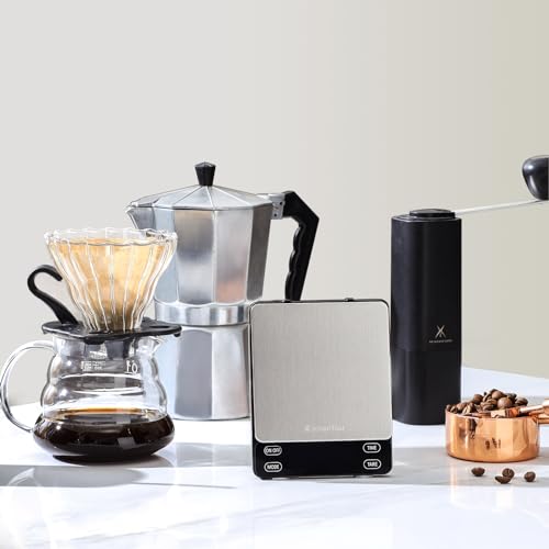 KitchenTour Nano Coffee Scale with Timer - High Precision