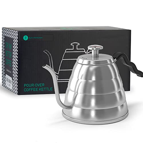 Premium Coffee Gator Pour Over Kettle, 34 oz
