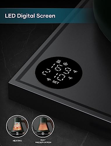 INTASTING Electric Gooseneck Kettle, ±1℉ Temp Control, Quick Heating
