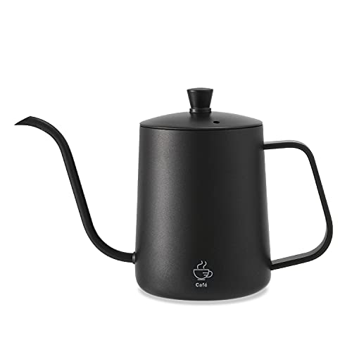 VEVOK CHEF Small Gooseneck Kettle, 20oz Stainless Steel