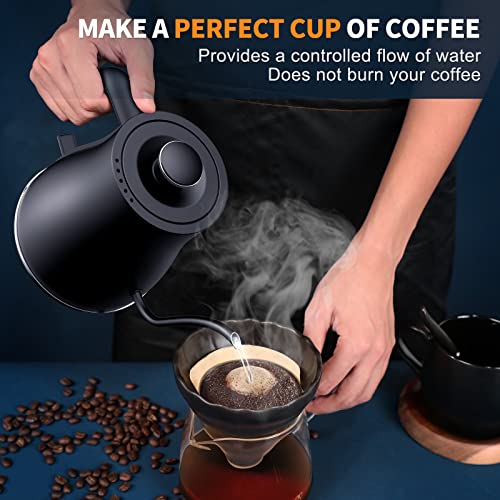 Ulalov Electric Gooseneck Kettle for Pour-over Coffee