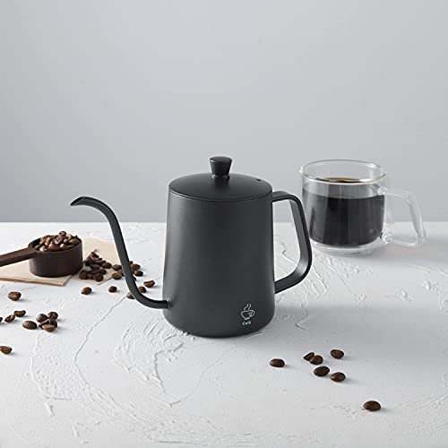 VEVOK CHEF Small Gooseneck Kettle, 20oz Stainless Steel