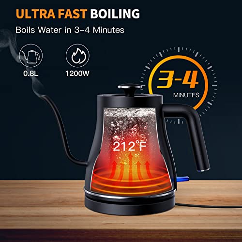Ulalov Electric Gooseneck Kettle for Pour-over Coffee