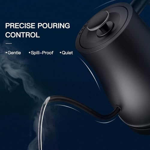Ulalov Electric Gooseneck Kettle for Pour-over Coffee