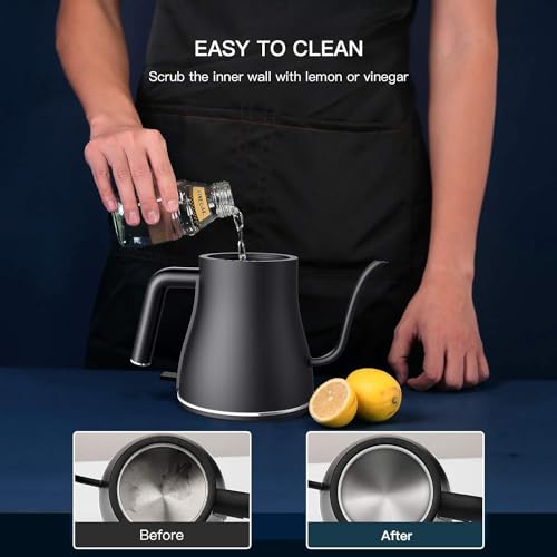 Ulalov Electric Gooseneck Kettle for Pour-over Coffee