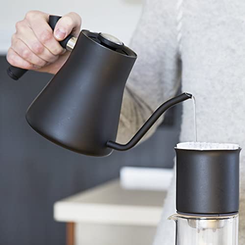 Matte Black Stagg Stovetop Pour-Over Kettle, 1 Liter