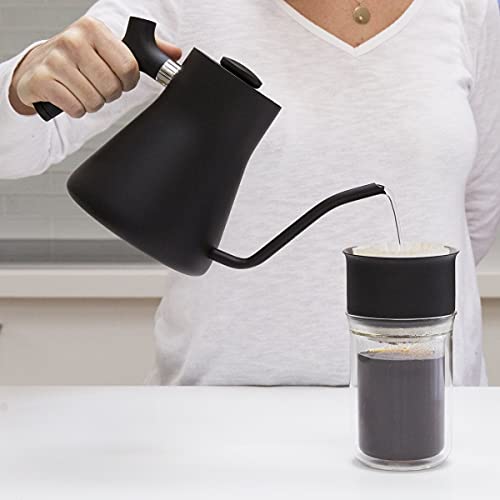 Matte Black Stagg Stovetop Pour-Over Kettle, 1 Liter